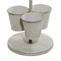Cheapest 🤩 Grayson Lane 16.5-in W x 44-in H Tropical Grey Metal Tree-Shaped Planter - Set of 1 👍 -GRAYSON LANE Sales 2022 330945326 AlternateImage4 l