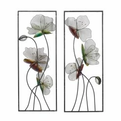 Promo 😍 Grayson Lane 36-in H x 14-in W Floral Metal Wall Accent - Set of 2 😉 -GRAYSON LANE Sales 2022 330945330 AlternateImage7 l