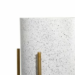 Discount ✔️ Grayson Lane 13-in W x 46-in H Contemporary White Metal Round Planters with Gold Stands - Set of 2 ⭐ 7 Discount ✔️ Grayson Lane 13-in W x 46-in H Contemporary White Metal Round Planters with Gold Stands - Set of 2 ⭐ -GRAYSON LANE Sales 2022 330945332 AlternateImage3 l