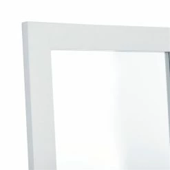 Outlet 🛒 Grayson Lane 42-in x 24-in Rectangle White Wall Mirror 👍 -GRAYSON LANE Sales 2022 330945338 AlternateImage3 l