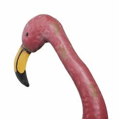 New 🔥 Grayson Lane 38-in H x 10-in W Metal Pink Flamingo Garden Statue - Set of 2 👏 -GRAYSON LANE Sales 2022 330945344 AlternateImage4 l