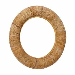 Discount ✨ Grayson Lane 34.5-in x 34.5-in Round Brown Wall Mirror 😉 -GRAYSON LANE Sales 2022 330945355 AlternateImage5 l