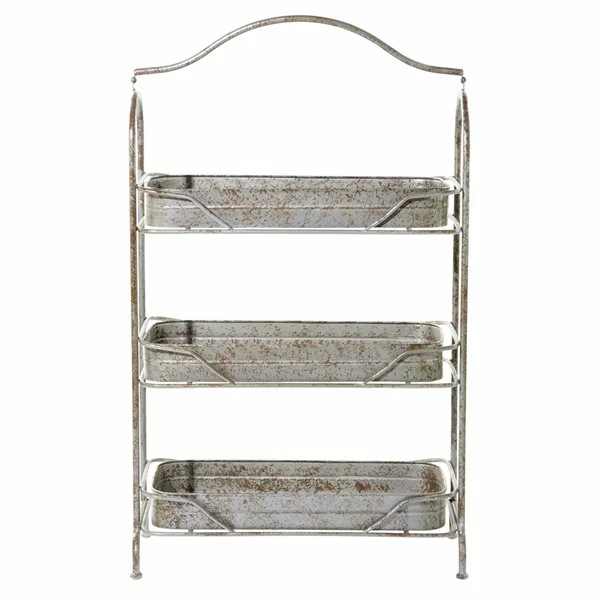 New ❤️ Grayson Lane 24-in x 36-in Grey Metal Farmhouse Plant Stand ✨ 1 New ❤️ Grayson Lane 24-in x 36-in Grey Metal Farmhouse Plant Stand ✨