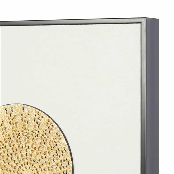 Hot Sale 🛒 Grayson Lane Black Wood Framed 40-in H x 30-in W Abstract Hand-Painted 3D Art ✔️ 4 Hot Sale 🛒 Grayson Lane Black Wood Framed 40-in H x 30-in W Abstract Hand-Painted 3D Art ✔️ - Image 4