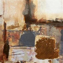 Cheapest ⌛ Grayson Lane Silver Wood Framed 40-in H x 40-in W Abstract Wood Hand-Painted Painting 🧨 -GRAYSON LANE Sales 2022 330945363 AlternateImage3 l