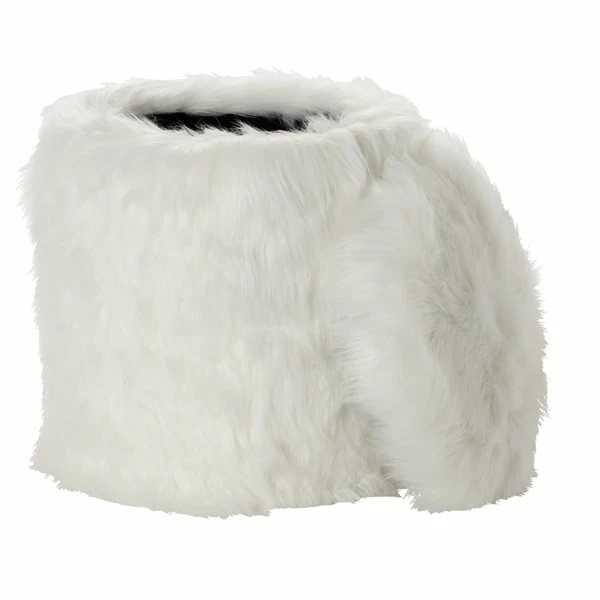 Best Sale ๐ฅฐ Grayson Lane Modern White Faux Fur Round Integrated Storage Ottoman ๐ 5 Best Sale ๐ฅฐ Grayson Lane Modern White Faux Fur Round Integrated Storage Ottoman ๐ - Image 5