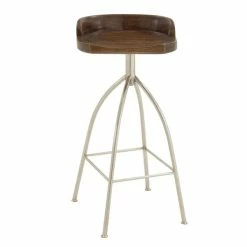 Top 10 ✔️ Grayson Lane Bar Height (27-in to 35-in) Brown Bar Stool 👍