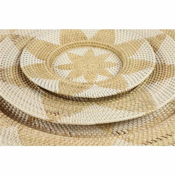 New 🤩 Grayson Lane 27.5-in H x 27.5-in W Abstract Rattan Wall Accent - Set of 3 🔥 5 New 🤩 Grayson Lane 27.5-in H x 27.5-in W Abstract Rattan Wall Accent - Set of 3 🔥 - Image 5