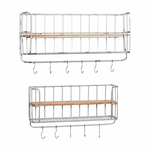 Buy ๐ฏ Grayson Lane Decorative Silver Iron Wall Hooks - Set of 2 ๐งจ 1 Buy ๐ฏ Grayson Lane Decorative Silver Iron Wall Hooks - Set of 2 ๐งจ