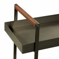 Promo 🧨 Grayson Lane Black Metal Base with Iron Top Kitchen Cart (34-in x 26-in x 24-in) 🧨 -GRAYSON LANE Sales 2022 330945382 AlternateImage3 l