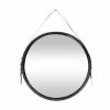 Best Pirce ❤️ Grayson Lane 30.55-in x 24.70-in Round Black Wall Mirror 🤩
