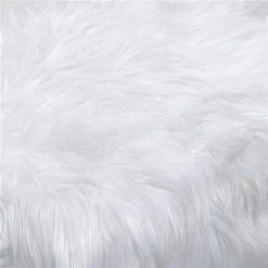 Cheap 👍 Grayson Lane Chic White Faux Fur and Black Frame Rectangle Ottoman ✨ -GRAYSON LANE Sales 2022 330945389 AlternateImage4 l