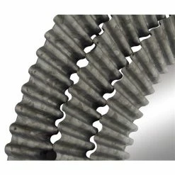 New 😍 Grayson Lane 36.70-in x 36.70-in Round Grey Wall Mirror 🎉 -GRAYSON LANE Sales 2022 330945393 AlternateImage3 l