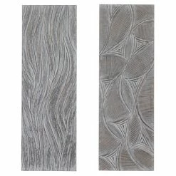 Top 10 ⭐ Grayson Lane 48-in H x 16-in W Abstract Grey MDF Wall Accent - Set of 2 ✨