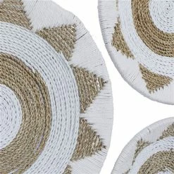 Best deal ✔️ Grayson Lane 23.88-in H x 23.88-in W Abstract Woven Hemp Wall Accent - Set of 3 ✔️ -GRAYSON LANE Sales 2022 330945396 AlternateImage6 l