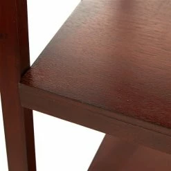 Flash Sale 🔔 Grayson Lane 21-in x 65-in Maroon Wood 5-Tier Traditional Shelving Unit 🎁 -GRAYSON LANE Sales 2022 330945403 AlternateImage3 l