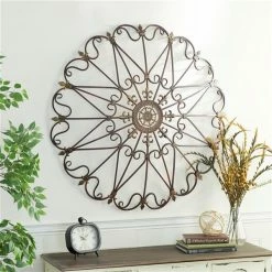 New ❤️ Grayson Lane 41-in H x 41-in W Ornamental Metal Wall Accent 🌟 -GRAYSON LANE Sales 2022 330945404 AlternateImage3 l