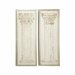 Brand new ⭐ Grayson Lane 43-in H x 16-in W Architecture Wood Wall Accent - Set of 2 👏