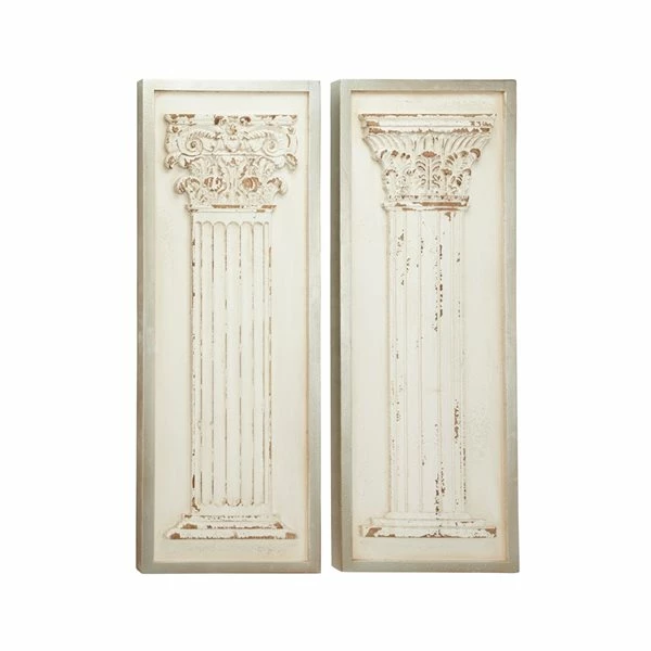 Brand new ⭐ Grayson Lane 43-in H x 16-in W Architecture Wood Wall Accent - Set of 2 👏 1 Brand new ⭐ Grayson Lane 43-in H x 16-in W Architecture Wood Wall Accent - Set of 2 👏