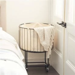 Flash Sale 🎁 Grayson Lane Black Metal Storage Cart (26-in x 19-in) ✨ -GRAYSON LANE Sales 2022 330945409 AlternateImage2 l