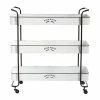 Top 10 🔔 Grayson Lane Black Metal Base with Iron Top Kitchen Cart (35-in x 32-in) ⌛