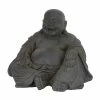 Hot Sale 🎉 Grayson Lane 18-in H x 23-in W Black Buddha Garden Statue 🎁