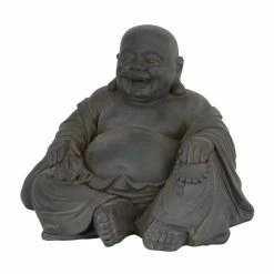 Hot Sale 🎉 Grayson Lane 18-in H x 23-in W Black Buddha Garden Statue 🎁
