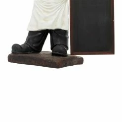 Hot Sale 🤩 Grayson Lane 36-in x 20-in Polystone Traditional Chalkboard Tabletop Decoration ⌛ -GRAYSON LANE Sales 2022 330945423 AlternateImage6 l