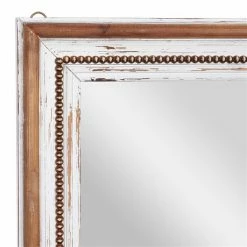 Cheapest 💯 Grayson Lane 44-in x 31.5-in Rectangle Brown Wall Mirror 🔥 -GRAYSON LANE Sales 2022 330945438 AlternateImage3 l