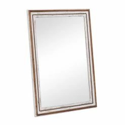 Cheapest 💯 Grayson Lane 44-in x 31.5-in Rectangle Brown Wall Mirror 🔥 -GRAYSON LANE Sales 2022 330945438 AlternateImage5 l