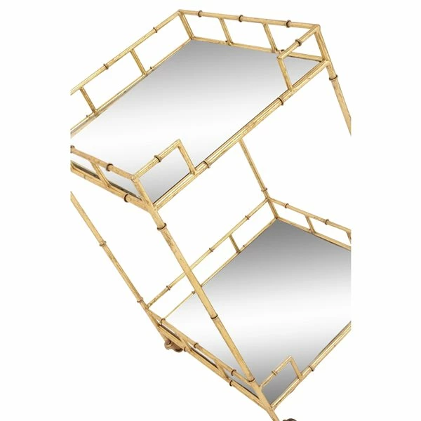 New ๐งจ Grayson Lane Gold Metal Base with Mirror Top Kitchen Cart (30-in x 18-in) ๐ 4 New ๐งจ Grayson Lane Gold Metal Base with Mirror Top Kitchen Cart (30-in x 18-in) ๐ - Image 4