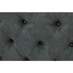 Budget ⭐ Grayson Lane Vintage Black Tufted Cushioned Rectangle Ottoman 😍 -GRAYSON LANE Sales 2022 330945453 AlternateImage3 l