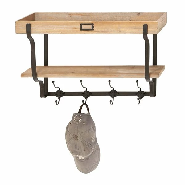 Outlet ๐ Grayson Lane 8-Hook Decorative Light Brown Wood Wall Hook ๐ 5 Outlet ๐ Grayson Lane 8-Hook Decorative Light Brown Wood Wall Hook ๐ - Image 5