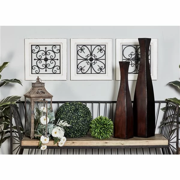 Buy ⌛ Grayson Lane 17-in H x 17-in W Ornamental Wood Wall Accent - Set of 4 ✔️ 2 Buy ⌛ Grayson Lane 17-in H x 17-in W Ornamental Wood Wall Accent - Set of 4 ✔️ - Image 2