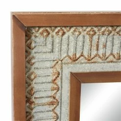 Best deal ⭐ Grayson Lane 40-in x 29.5-in Rectangle Grey Wall Mirror ✨ -GRAYSON LANE Sales 2022 330945464 AlternateImage3 l