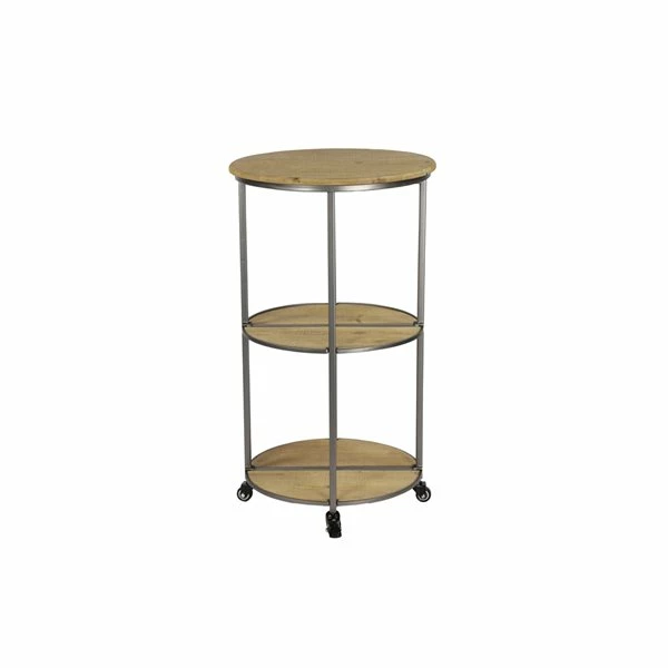 Best deal 🎉 Grayson Lane Silver Metal Base with Wood Top Kitchen Cart (35-in x 20-in) 🛒 5 Best deal 🎉 Grayson Lane Silver Metal Base with Wood Top Kitchen Cart (35-in x 20-in) 🛒 - Image 5
