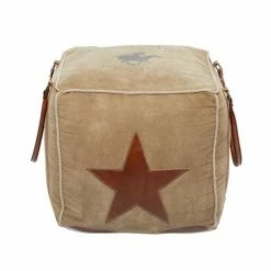 Best Sale ⭐ Grayson Lane Farmhouse Canvas Square Brown Ottoman with Handles 👏 9 Best Sale ⭐ Grayson Lane Farmhouse Canvas Square Brown Ottoman with Handles 👏 -GRAYSON LANE Sales 2022 330945479 AlternateImage5 l