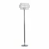 Best Pirce 😍 Grayson Lane 16-in x 62-in Silver Acrylic Contemporary Floor Lamp ✔️