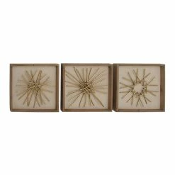 Best reviews of 👍 Grayson Lane 35.5-in H x 27.5-in W Abstract Wood Wall Accent - Set of 3 😍