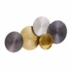 Flash Sale 😉 Grayson Lane 16.75-in H x 35.3-in W Abstract Metal Wall Accent ✨ -GRAYSON LANE Sales 2022 330945493 AlternateImage7 l