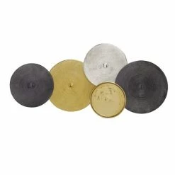 Flash Sale 😉 Grayson Lane 16.75-in H x 35.3-in W Abstract Metal Wall Accent ✨