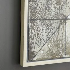 Coupon 👍 Grayson Lane White Wood Framed 39-in H x 39-in W Abstract Wood Painting 🤩 -GRAYSON LANE Sales 2022 330945494 AlternateImage3 l