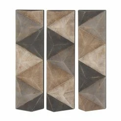 Best Pirce 🛒 Grayson Lane 36-in H x 11-in W Abstract Metal Wall Accent - Set of 3 🧨 -GRAYSON LANE Sales 2022 330945498 AlternateImage7 l